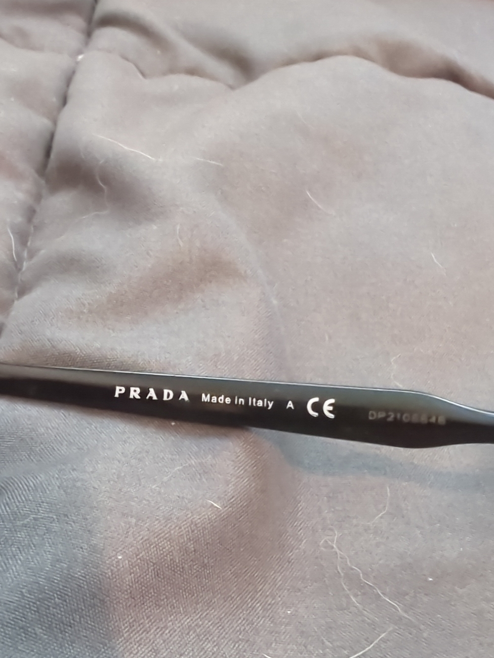 Authentic Prada Aviator Black Sunglasses Made In Italy - Picture 4 of 6